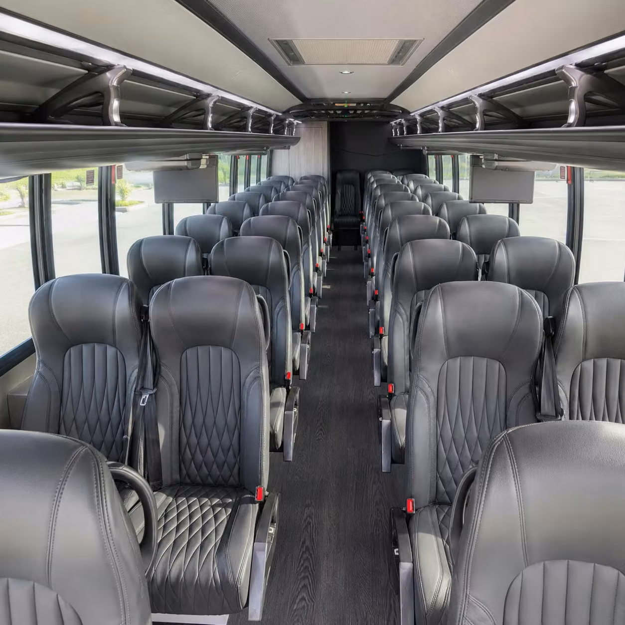 28 passenger minibus interior