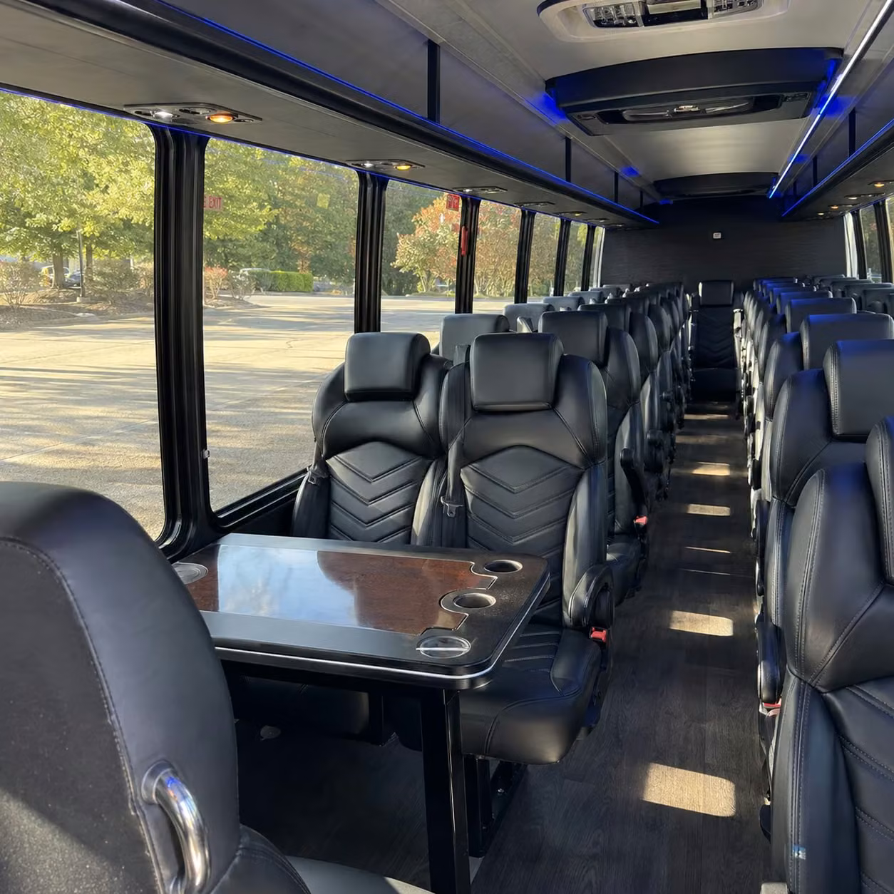 30 passenger minibus interior
