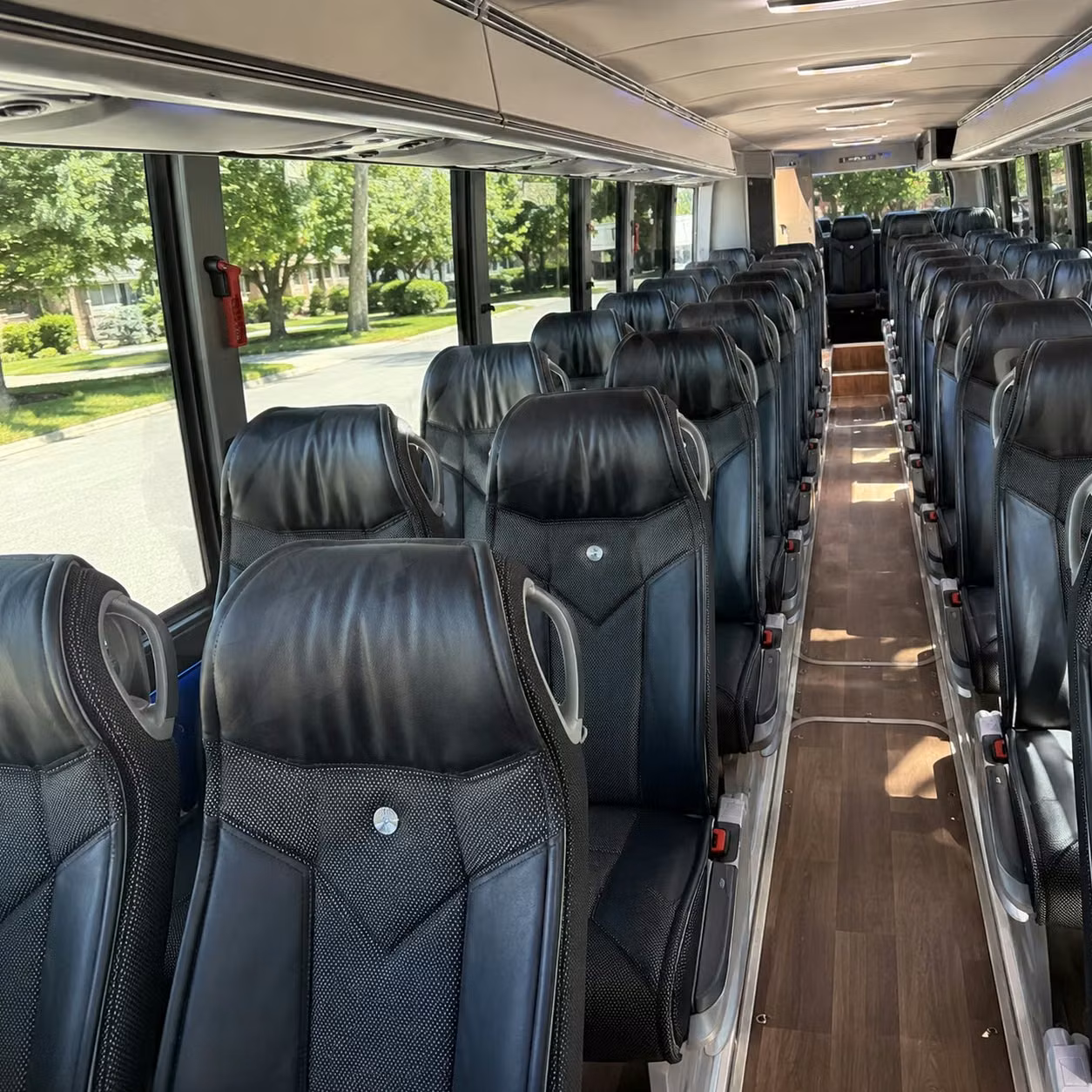 henderson charter bus interior gallery