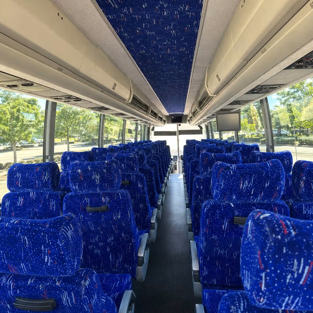 henderson charter bus interior
