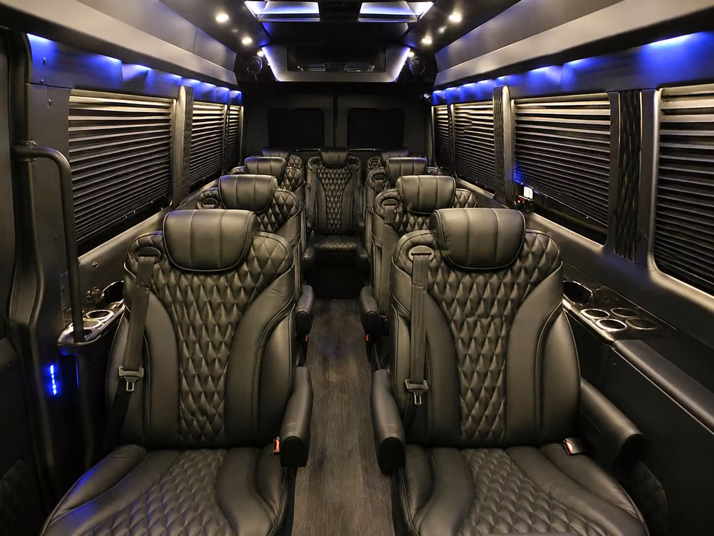 sprinter van with driver inside